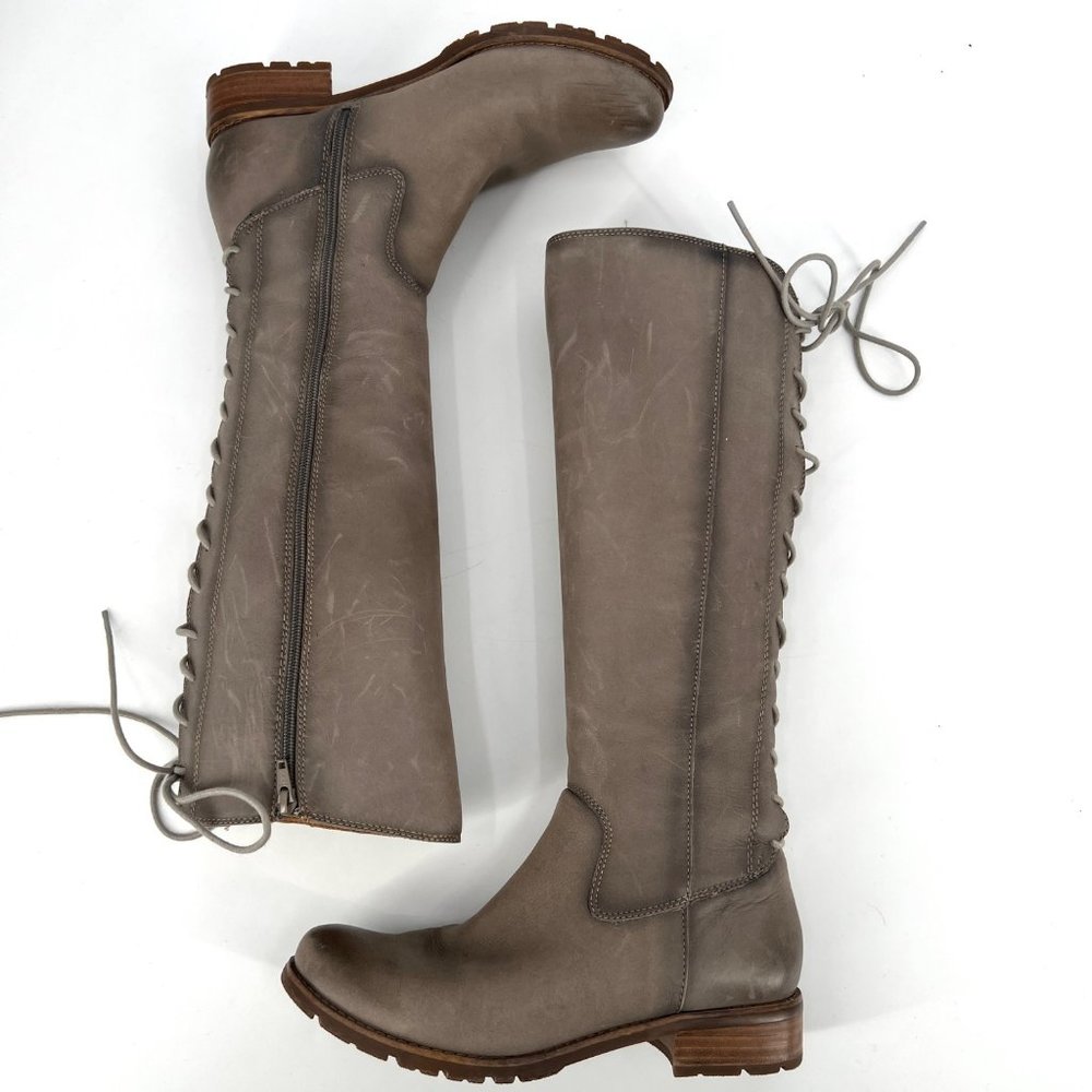 Sofft Women's Lace Up Boots - Taupe - Picture 3 of 11